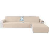 Universele Hoekbankhoes L-Vorm Beige Waterafstotend 280 cm - 57% Korting
