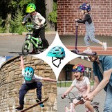 Kinderfietshelm (5-14jr) - Multi-sport, Verstelbaar 50-57cm, Vizier, 28% Korting!