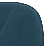 Draaibare Kantoorstoel Fluweel Blauw - 34% Korting