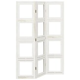Kamerscherm Paulowniahout Wit (3 Panel) - 34% Korting