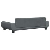VidaXL Hondenmand 100x54x33cm Fluweel Donkergrijs - 34% Korting!
