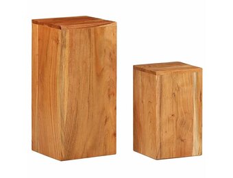 Plantenstandaards Massief Acaciahout 2 st. (54% korting)