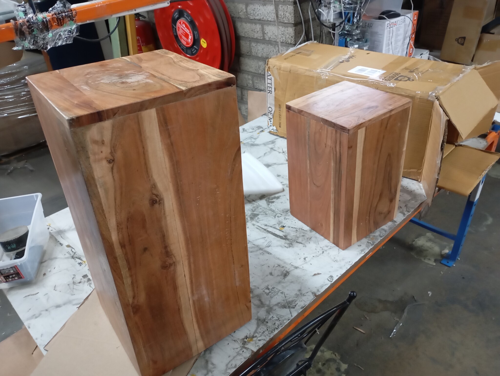 Plantenstandaards Massief Acaciahout 2 st. (54% korting)