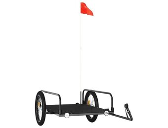Stevige Fietstrailer - Zwart - 45kg Draagvermogen - 34% Korting