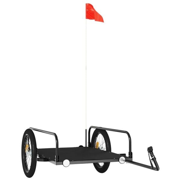 Stevige Fietstrailer - Zwart - 45kg Draagvermogen - 34% Korting