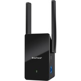 BrosTrend WiFi 6 Versterker AX1500 - Zwart, 185m² Bereik - 34% Korting!