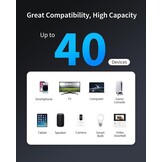 BrosTrend WiFi 6 Versterker AX1500 - Zwart, 185m² Bereik - 34% Korting!