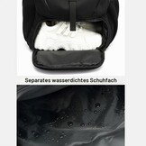 Reisrugzak Zwart 60L voor 17" Laptop - Waterbestendig