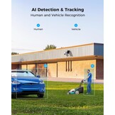 COCOCAM 4G Beveiligingscamera - 2K PTZ Outdoor Camera met Zonnepaneel en Batterij