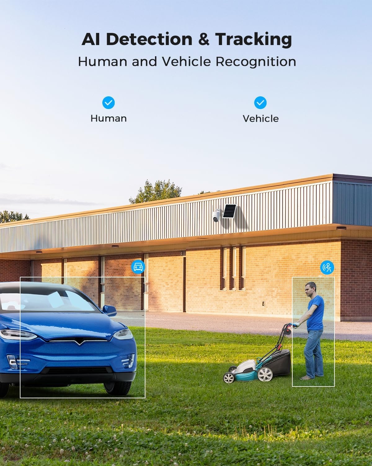 COCOCAM 4G Beveiligingscamera - 2K PTZ Outdoor Camera met Zonnepaneel en Batterij