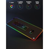 XXL Gaming Muismat met RGB - 90x40cm - 43% Korting!