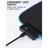 XXL Gaming Muismat met RGB - 90x40cm - 43% Korting!