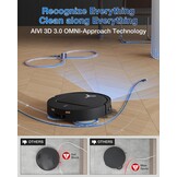 ECOVACS Deebot T50 Pro OMNI Robotstofzuiger met Dweilfunctie Zwart