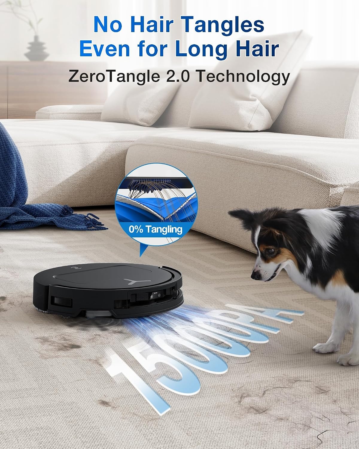 ECOVACS Deebot T50 Pro OMNI Robotstofzuiger met Dweilfunctie Zwart