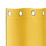 vidaXL Verduisterende Gordijnen Mosterdgeel Polyester 2 stuks - 58% Korting