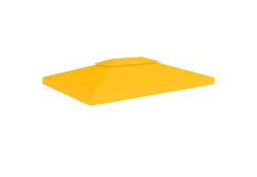 Prieeldak 2-laags Geel 4x3m (40% Korting)