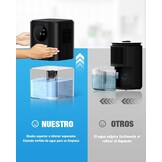 Elektrische luchtontvochtiger, 1700 ml, met timerfunctie, stil, kleine luchtontvochtiger met 7 lichtkleuren, automatische uitschakeling, voor slaapkamer, kast, badkamer (zwart)