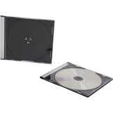 CD/DVD Slimline Jewel Cases voor 1 disc 5.2mm, zwart (50 stuks) - 62% korting