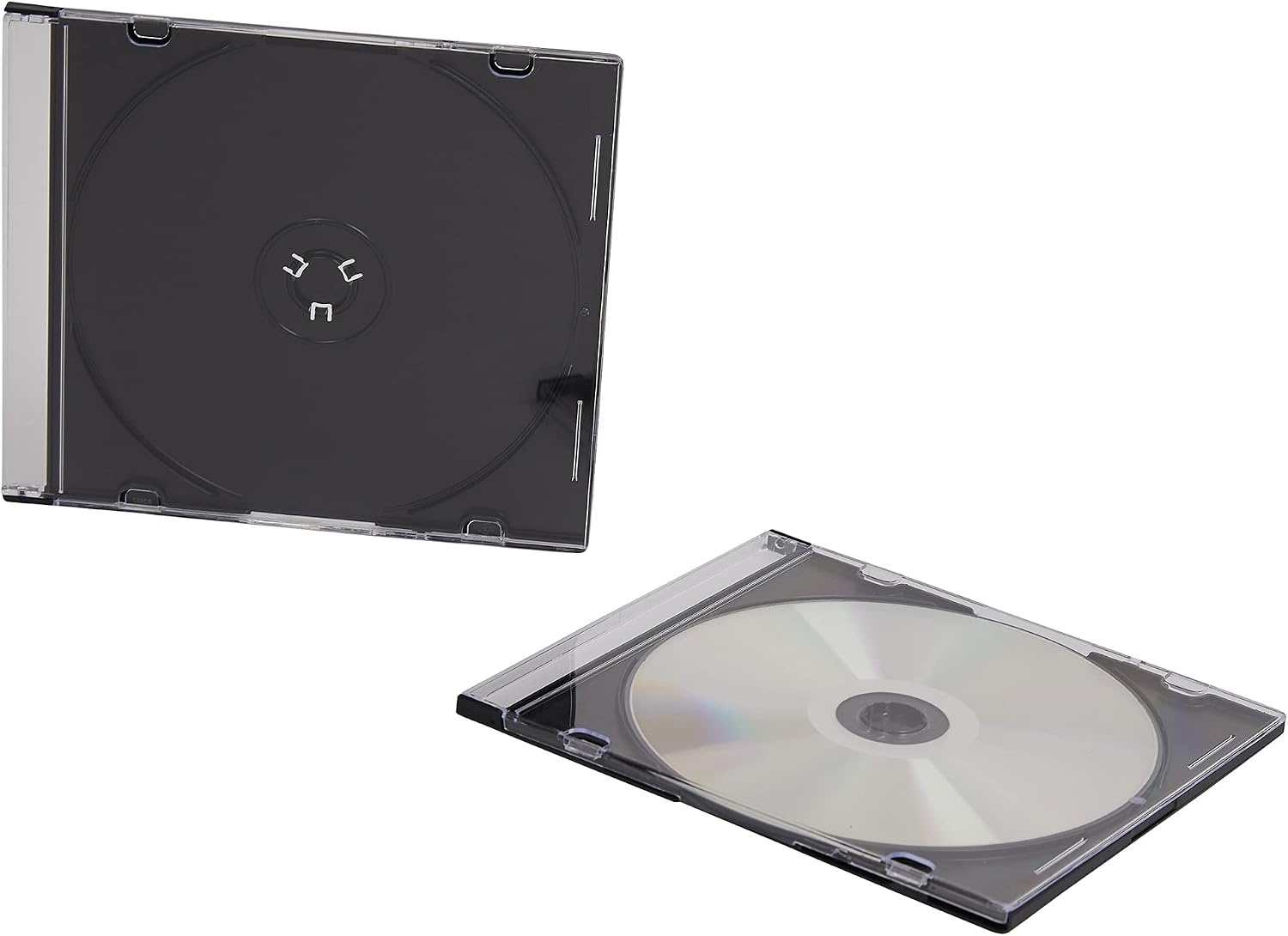 CD/DVD Slimline Jewel Cases voor 1 disc 5.2mm, zwart (50 stuks) - 62% korting
