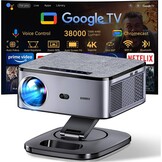 XIWBSY T08 PRO Projector - 4K Support, 1500 ANSI, Google TV, 360° Draaibaar