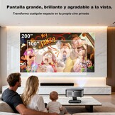 XIWBSY T08 PRO Projector - 4K Support, 1500 ANSI, Google TV, 360° Draaibaar