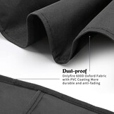 Onlyfire Barbecuehoes voor Weber Q 2000/3000 Gasbarbecue, Weerbestendige Barbecuehoes, 600D, BBQ Hoes, Barbecuezeil Waterdicht