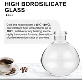 YUCHENGTECH Syphon Koffiezetapparaat, Glas, 3 Kopjes, 360 ml