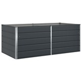 vidaXL Plantenbak Antraciet 195 x 100 x 45 cm Gegalvaniseerd staal