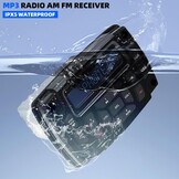 Geloo Boot Marine Stereo Waterdicht MP3-speler AM/FM-radio Stereo Media Ontvanger voor Boten, Jachten, Marineboten