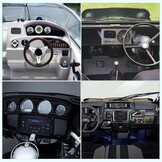 Geloo Boot Marine Stereo Waterdicht MP3-speler AM/FM-radio Stereo Media Ontvanger voor Boten, Jachten, Marineboten