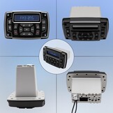 Geloo Boot Marine Stereo Waterdicht MP3-speler AM/FM-radio Stereo Media Ontvanger voor Boten, Jachten, Marineboten