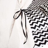 Speeltent Tipi Wigwam Kinderen | 100% Katoen Grenenhout | Zebra Beige Zwart | 33% Korting