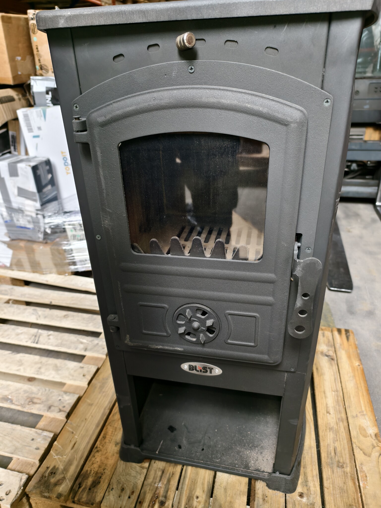 Houtkachel Staal 9 kW | Verwarmt tot 100m² | 60% Korting