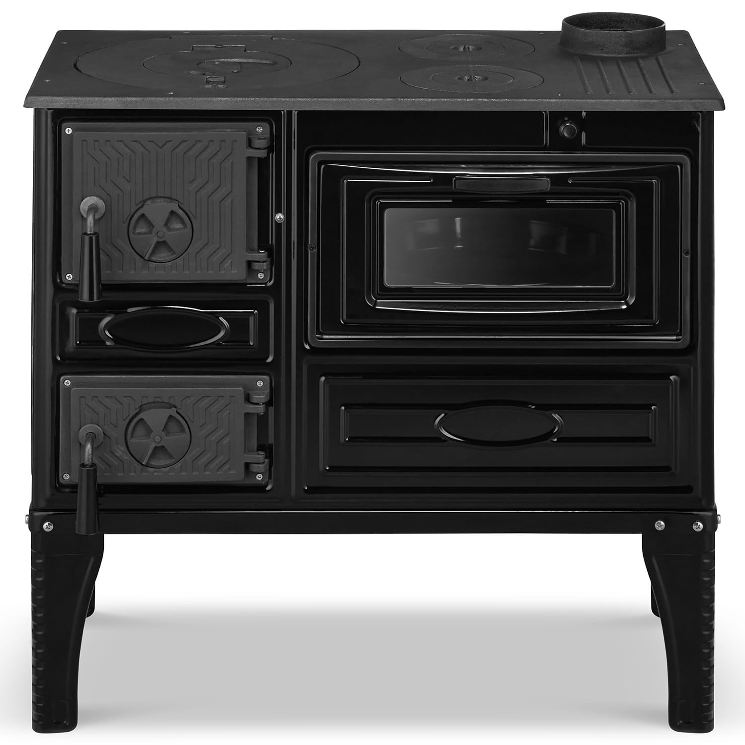 Houtfornuis/kachel SIGMA 304 Geëmailleerd | 8,7-10,7 kW | Energielabel A | 44% Korting