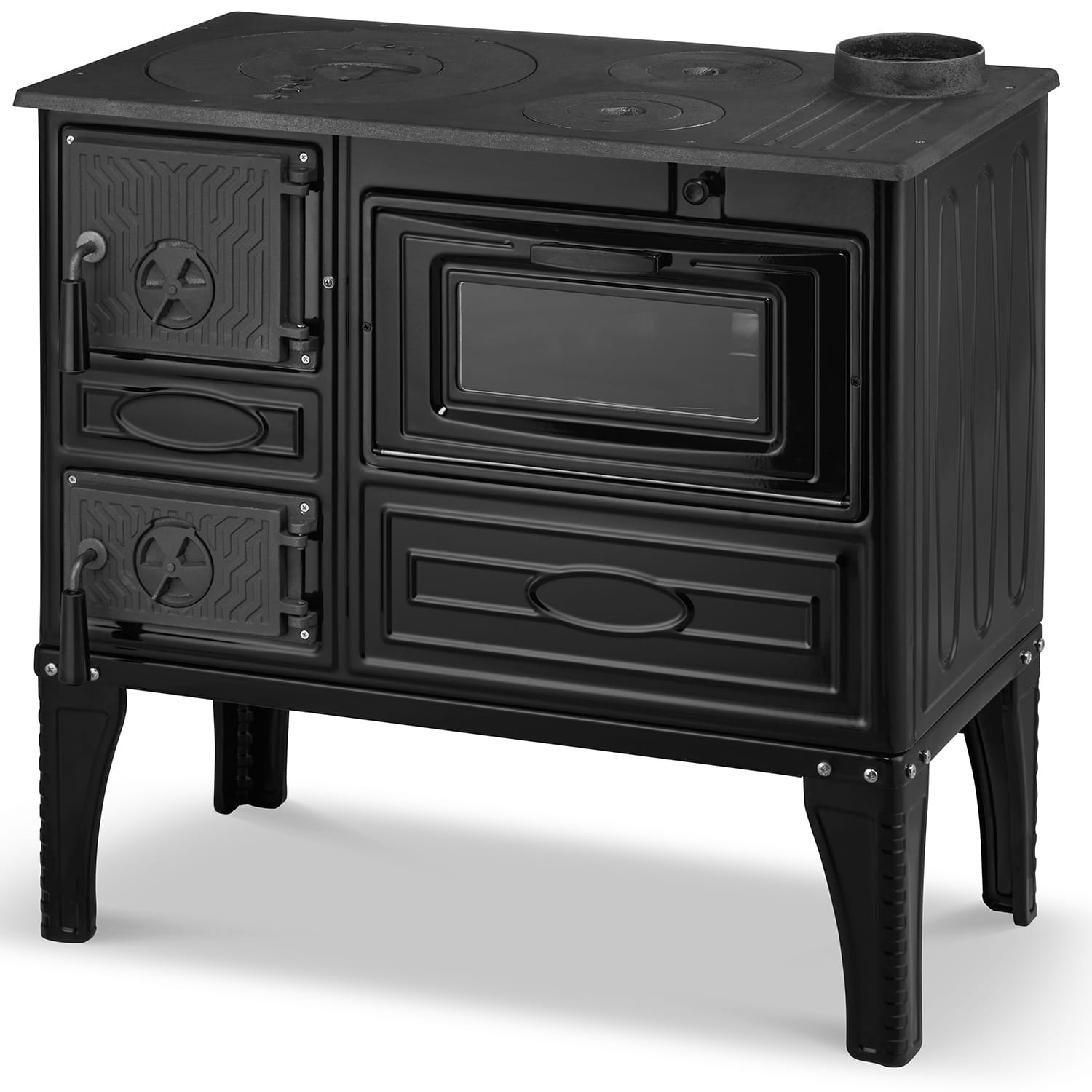 Houtfornuis/kachel SIGMA 304 Geëmailleerd | 8,7-10,7 kW | Energielabel A | 44% Korting