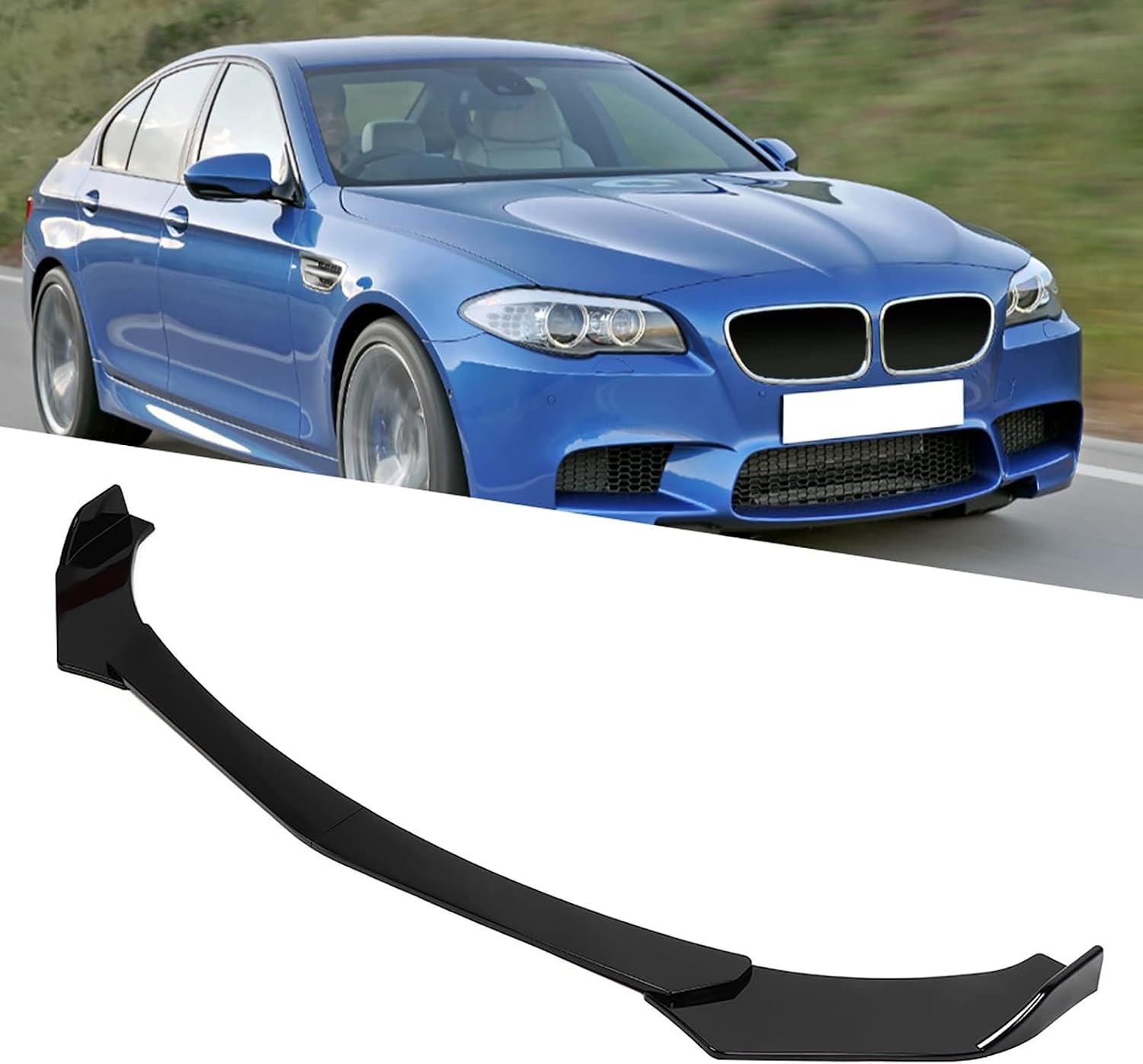 Glanzend Zwarte Voorbumper Lip Spoiler Kit - Universeel