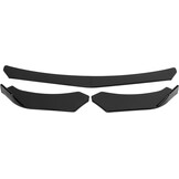 Glanzend Zwarte Voorbumper Lip Spoiler Kit - Universeel
