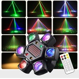 Moving Head Discolicht met RGB LED - Muziekgestuurd Feestverlichting (34% Korting)
