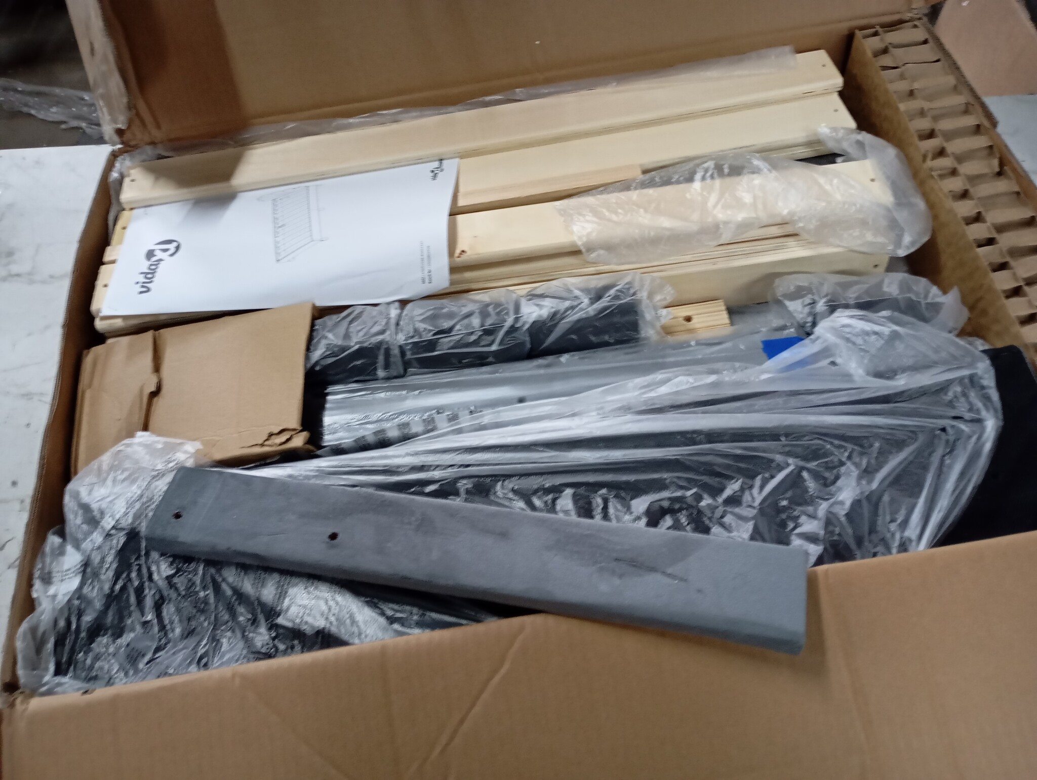 vidaXL Peuterbedframe Fluweel Donkergrijs 70x140cm (59% Korting!)