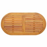 Tafelblad Massief Acaciahout 100x50cm - Bruin (34% Korting)