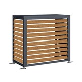 Airco Omkasting RVS Antraciet (100x50cm) - 40% Korting