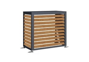Airco Omkasting RVS Antraciet (100x50cm) - 40% Korting