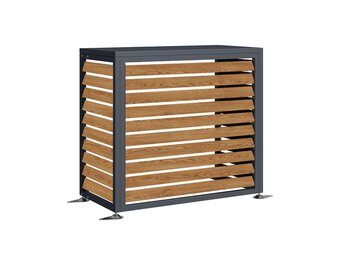 Airco Omkasting RVS Antraciet (100x50cm) - 40% Korting