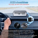 externe universele cd-speler voor auto, vrachtwagen met AUX-kabel en afstandsbediening, externe cd-drive voor laptop, pc, tv, compatibel met Android autoradio