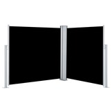 VidaXL Uittrekbaar Windscherm 120x600 cm Zwart - 60% Korting