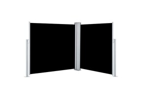 Uittrekbaar Windscherm 120x600cm Zwart - 46% Korting!