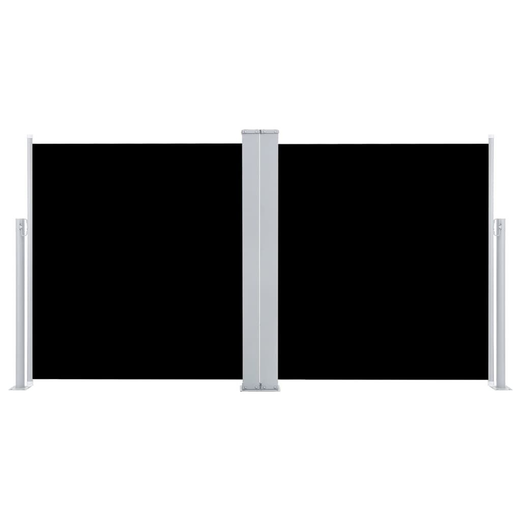 VidaXL Uittrekbaar Windscherm 120x600 cm Zwart - 60% Korting