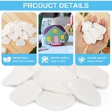 prota 15 Pieces Stones for Painting, 5-8 cm Smooth Large Pebbles, Flat Pebbles for Crafts White Pebbles Decorative Stones Beach Rhinestones Garden Pebbles for Colourful