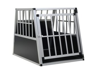 vidaXL Hondenbench met enkele deur 65x91x69,5 cm