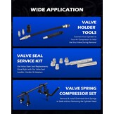 Orion Motor Tech Universele perslucht ventielveerspanner voor 8, 16 of 24 mm ventielen ventielschachtafdichting gereedschap met tang OHV OHC